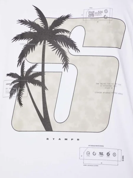 Tricou Stampd alb