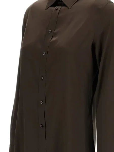 Lung cămașă Ralph Lauren Collection maro