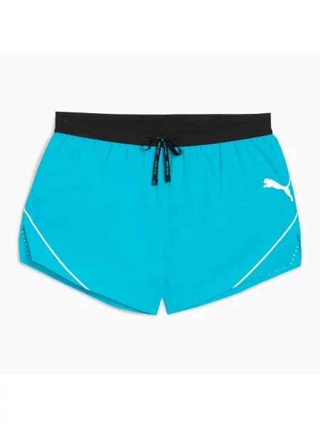 Шорти для бігу PUMA Raceday Ultrawave 3" Split speed blue сині