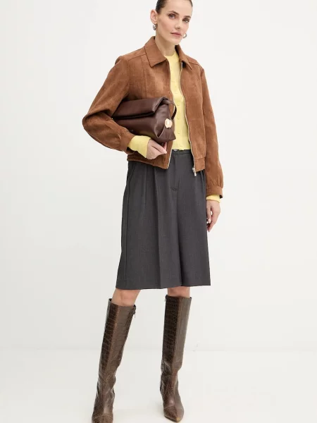 Кардиган з вовною MAX&Co. легкий жовтий