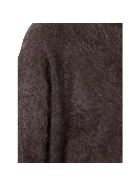 Sweter Max Mara z kaszmiru brązowy