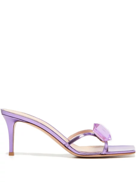 Sandale Gianvito Rossi de cristal violet