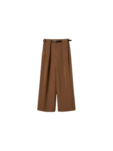 Spodnie Twinset brązowe