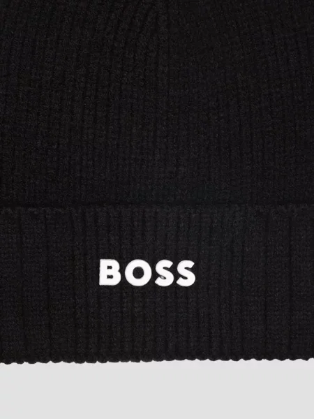Детская шапка Boss черная