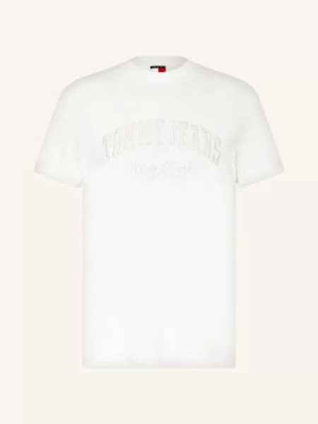 Tommy Jeans T-Shirt weiss biała