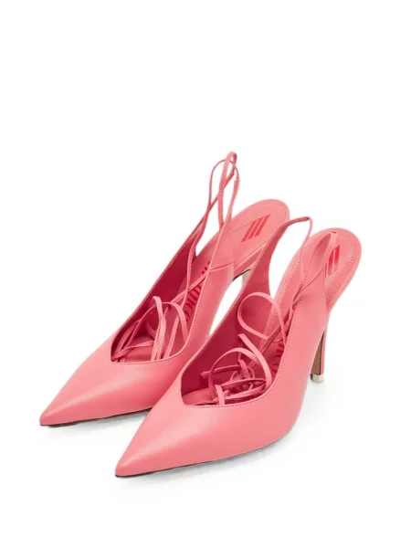 Pantofi cu toc The Attico plic roz