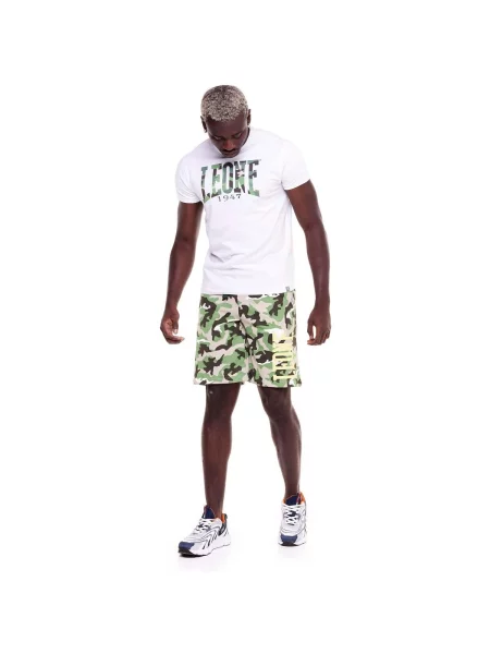 Scurt tricou Leone 1947 cu mâneci scurte alb