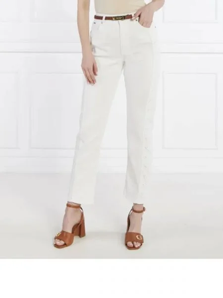 Pepe Jeans London Blugi STRAIGHT JEANS UHW ANGLAISE | Straight fit alb