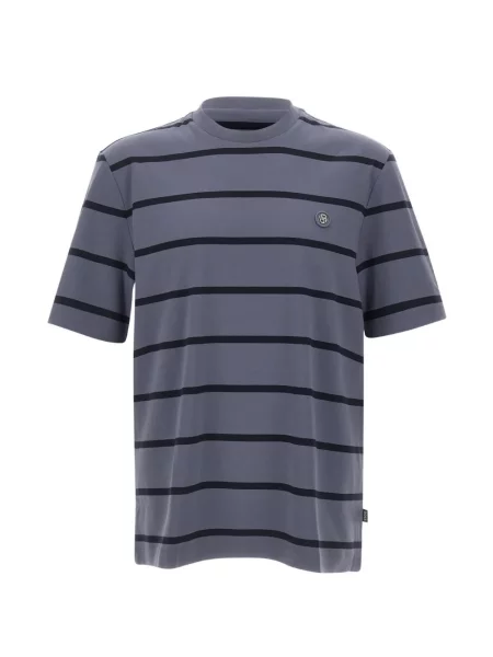 Tricou Boss cu dungi gri