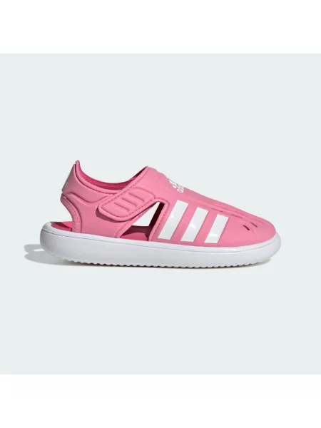 Sandály Adidas s plnou špičkou bílé