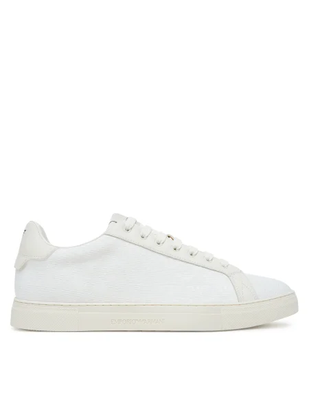 Sneakers Emporio Armani alb