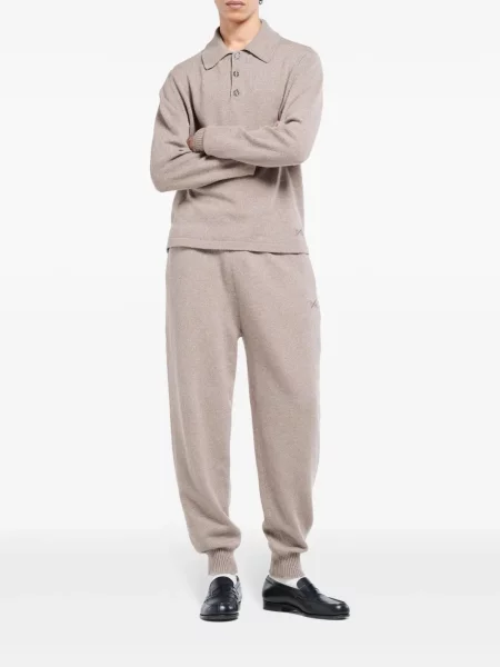 Pantaloni Barrie din cașmir