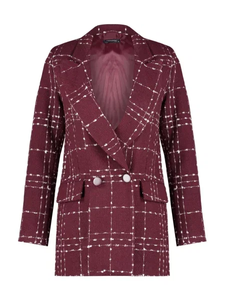 Trendyol Sacou roșu vin alb