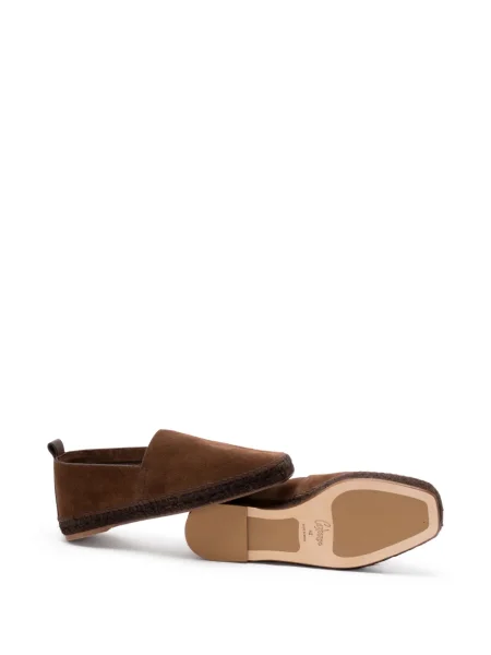 Espadrile Castaner din piele de căprioară maro