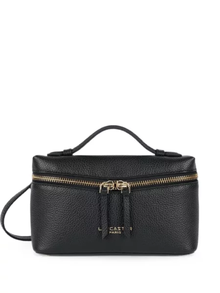 Geantă shopper Lancaster din piele negru