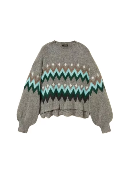 Sweter Twinset szary