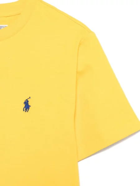 Koszulka polo dziecięca Polo Ralph Lauren żółta