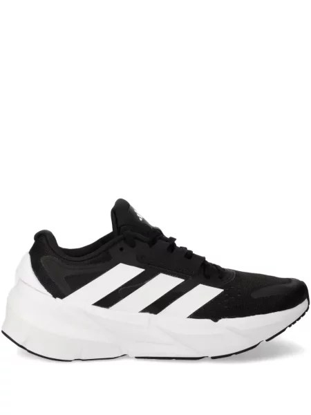 Pikowana turystyka piesza kurtka puchowa Adidas w paski fioletowa