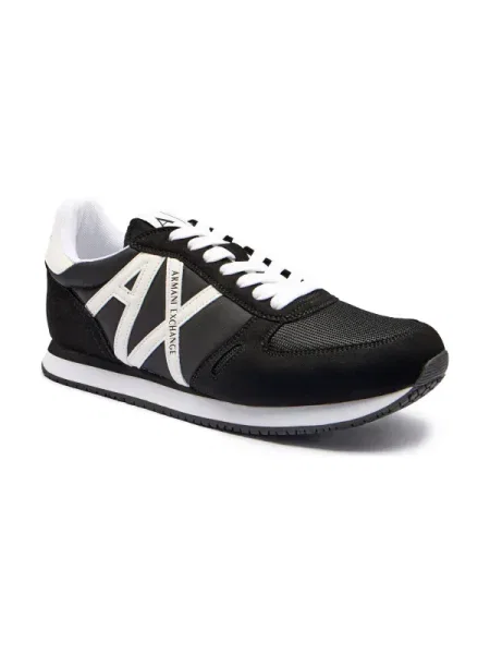 Sportcipő Armani Exchange Black/White fekete
