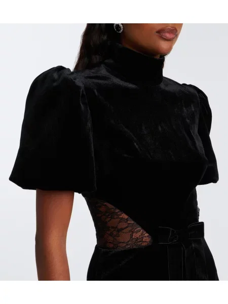 Rochie Rebecca Vallance de catifea negru