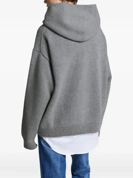 Sweter Dsquared2 z kapturem szary