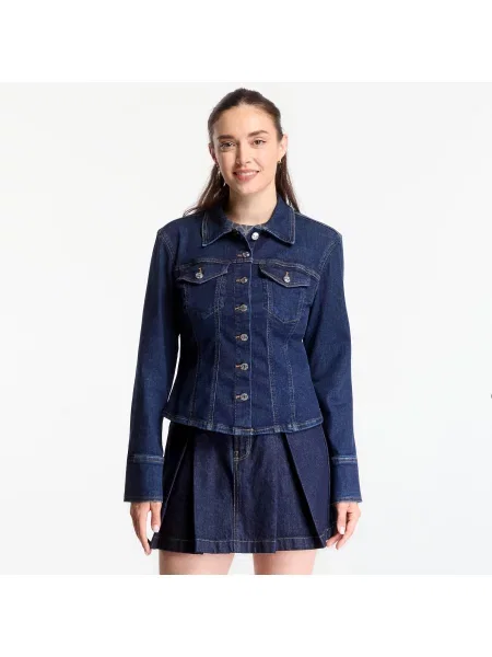 Košile Calvin Klein Jeans Sculpt Trucker Shirt Classic Rinse M