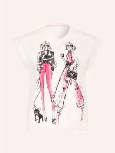 Sportalm Koszulka Nayel Z Cekinami weiss biała