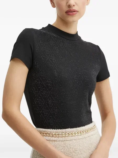 Stras tricou Guess negru