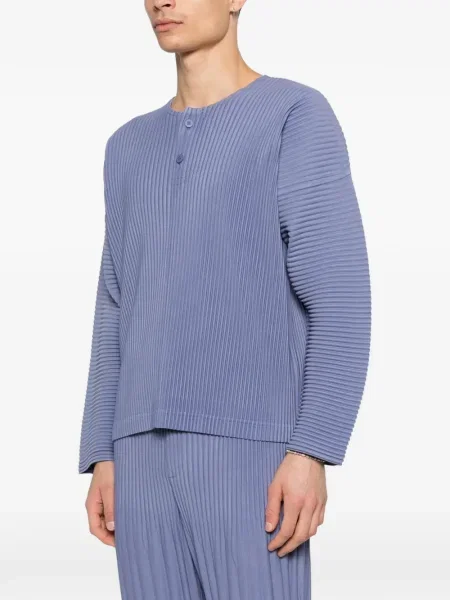 Πλισέ μπλούζα Homme Plissé Issey Miyake μωβ