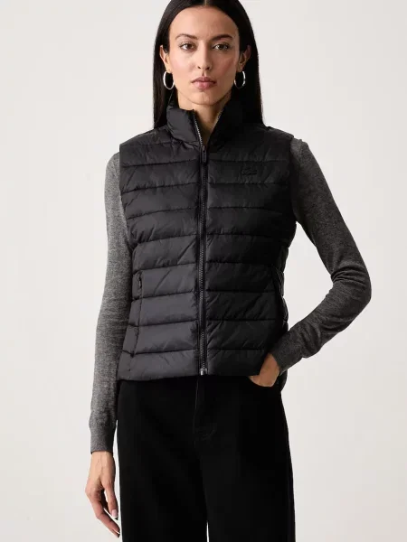 Lacoste vestă pentru femei negru