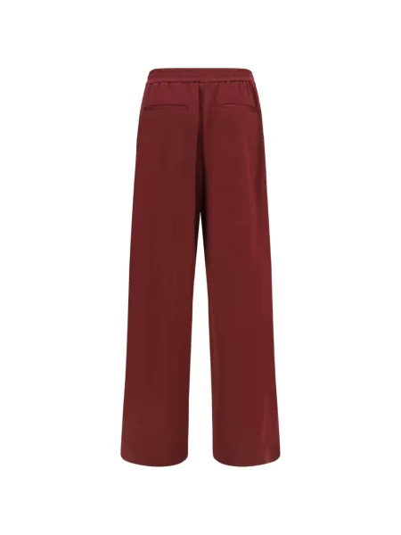 Pantaloni Brunello Cucinelli alergare roșu