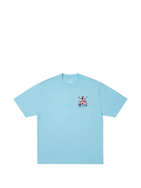 Tricou Palace cu imagine albastru
