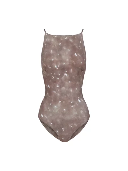 Strój kąpielowy Cortana z nadrukiem beżowy