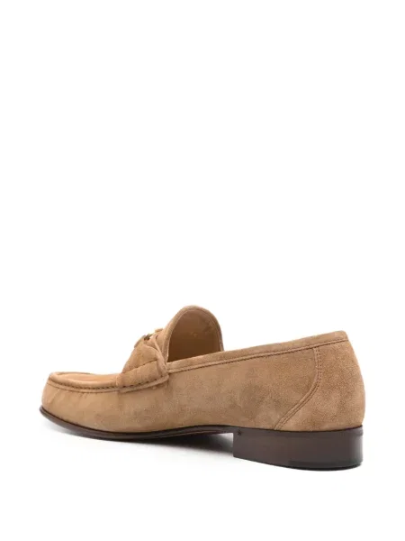 Szarvasbőr loafer Valentino Garavani autogrammal