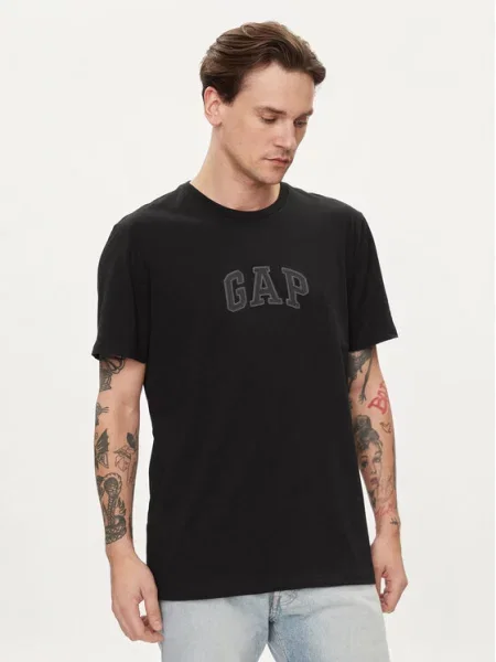 GAP Majica kamen / temno siva črna