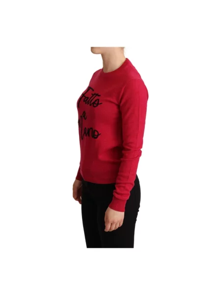 Sweter Dolce And Gabbana różowy