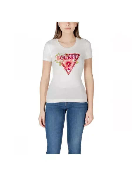Guess T-shirt Slim Fit bijela