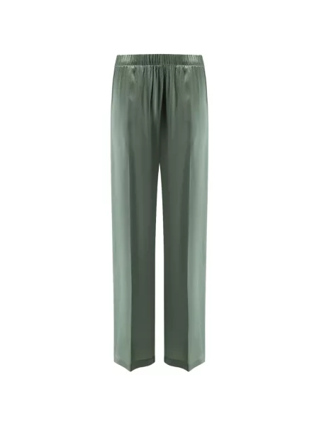 Pantaloni Semicouture cu picior lat verde