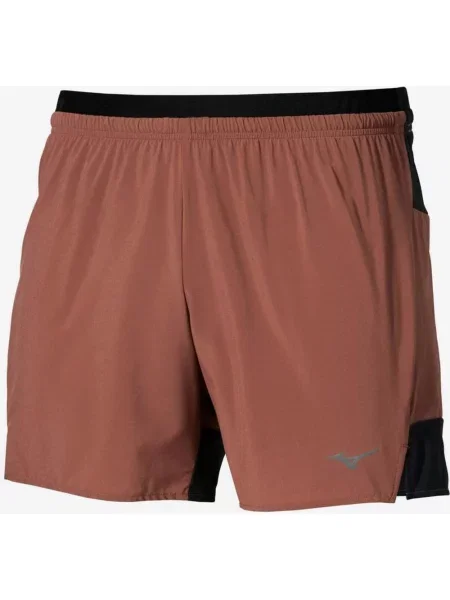 Szorty mizuno active alpha brązowo S czarne