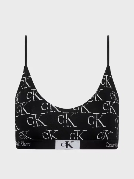 Без підкладки бюстгальтер Calvin Klein чорний