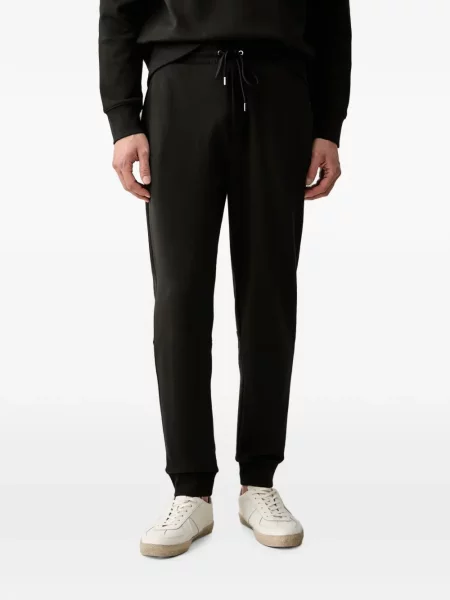 Pantaloni Michael Kors alergare cu autograf negru