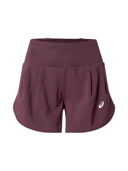 ASICS Športne hlače Road vinsko rdeča