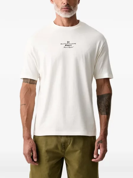 Tricou Karl Lagerfeld cu imagine alb