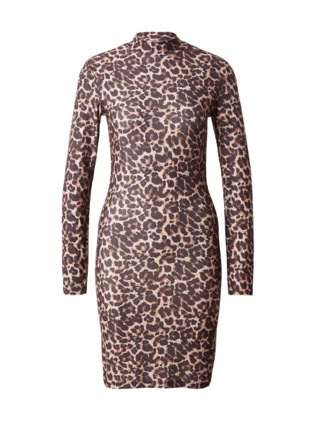 VILA Rochie VILEOA caramel / cappuccino / închis maro