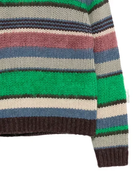 Pulover Stella Nova cu dungi chunky albastru