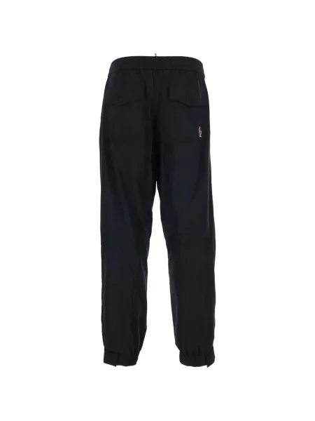 Pantaloni Moncler Grenoble cu autograf negru