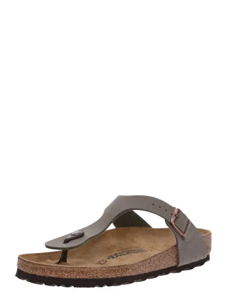 BIRKENSTOCK Japonke Gizeh temno siva