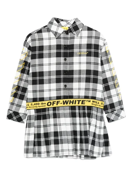 Sukienka koszulowa dziecięca Off-white biała