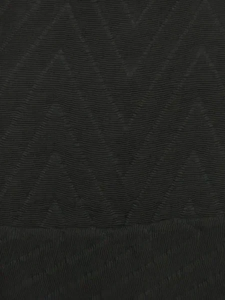 Top Maje cu decolteu rotund negru