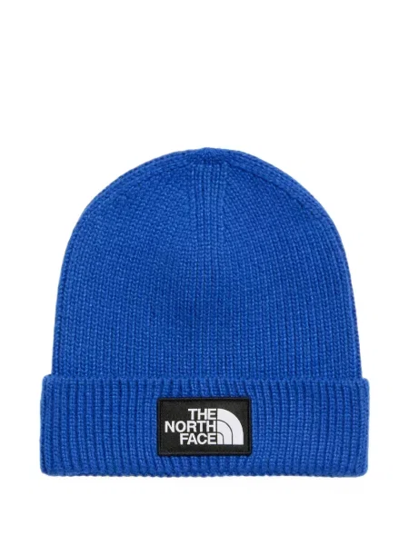 Căciulă The North Face cu autograf albastru